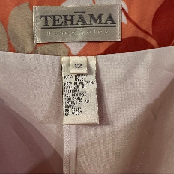 Tehama by Nancy Haley Skort Size 12 Cantaloupe Color Golf Pickleball Tennis - Picture 9 of 9